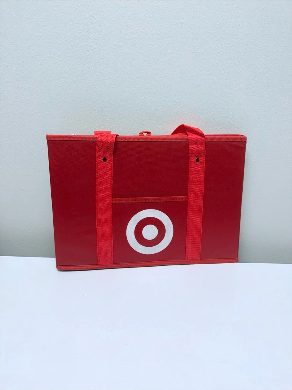 Target Red Logo Collapsible Storage Tote, Reusable, New!